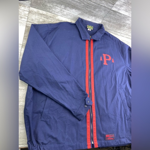 Stall And Dean Ivy League APA Blue Red Full Zip Long Jacket 532 Of 600 Adult 5XL - Picture 2 of 16